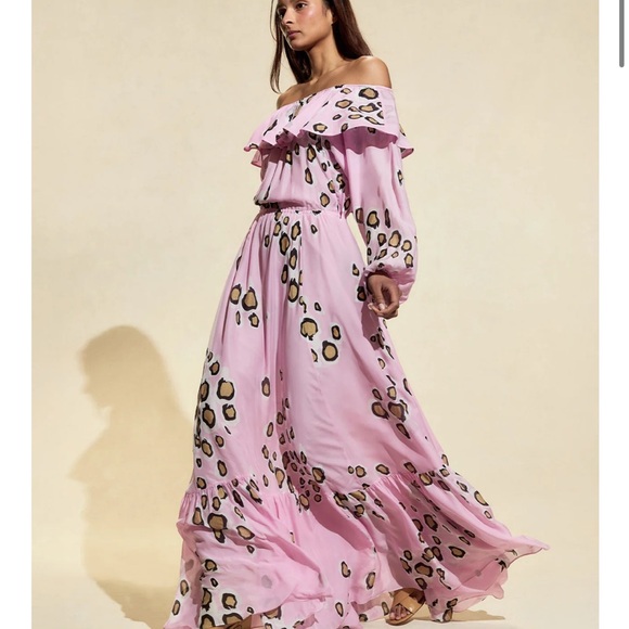 Cynthia Rowley Amalfi Silk Maxi Dress, size medium - Picture 3 of 11